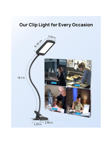 Lámpara de Escritorio LED TROND Halo 9W-C 1000LM Regulable