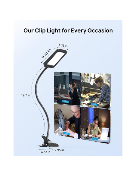 Lámpara de Escritorio LED TROND Halo 9W-C 1000LM Regulable