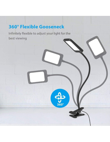 Lámpara de Escritorio LED TROND Halo 9W-C 1000LM Regulable