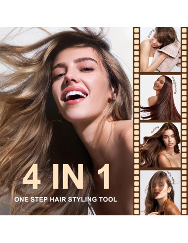 Secador de cabello Olaermoso con cepillo ovalado 2.54 cm