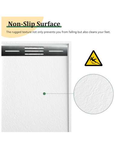 Pan de Ducha Sin Umbral 60x36cm Findepot Antideslizante