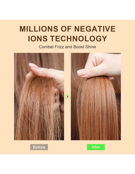 Secador de cabello Olaermoso con cepillo ovalado 2.54 cm