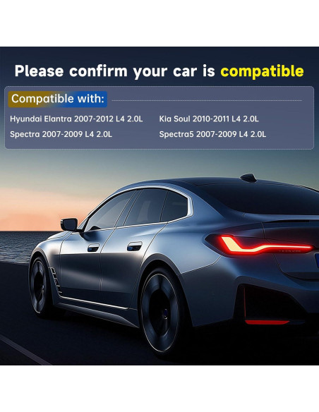 Alternador Alikali para Kia Spectra 2.0L 2007-2009 - Alto Rendimiento