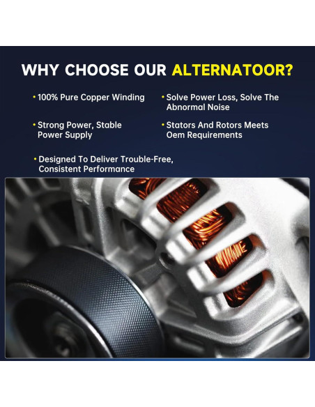 Alternador Alikali para Kia Spectra 2.0L 2007-2009 - Alto Rendimiento