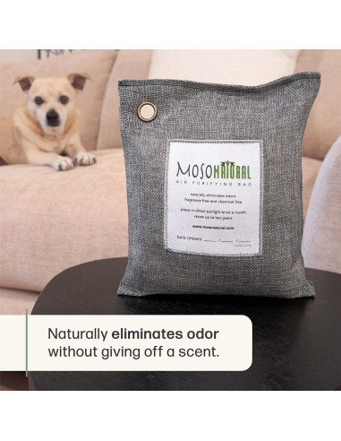 Bolsa Purificadora de Aire Moso 500g (2 Paquete) Carbón de Bambú