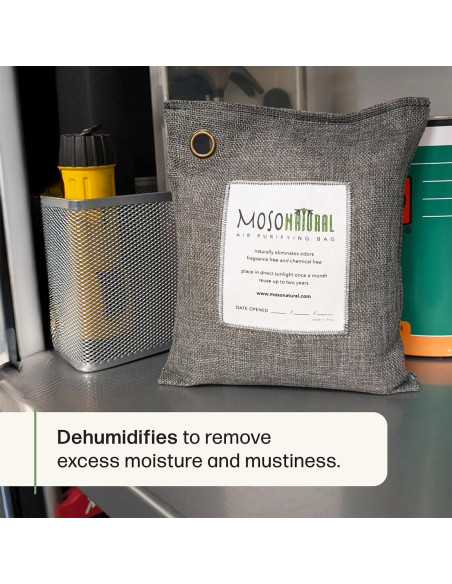 Bolsa Purificadora de Aire Moso 500g (2 Paquete) Carbón de Bambú