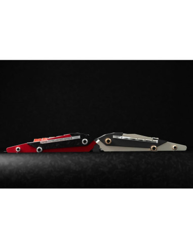 Teclado Gaming Mecánico Black Diamond RT 75% Sombra Carmesí