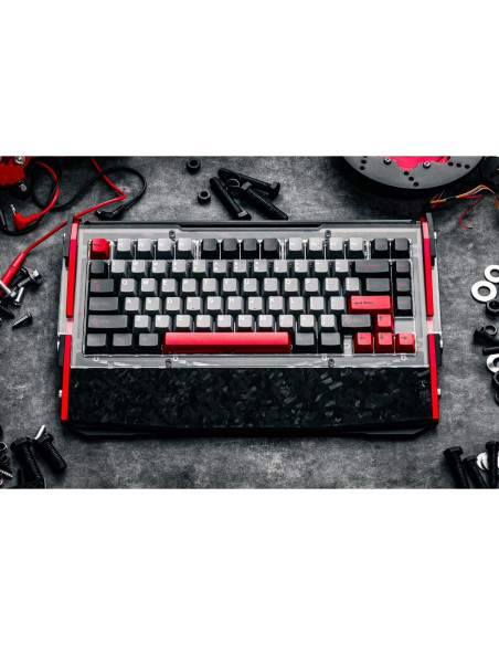 Teclado Gaming Mecánico Black Diamond RT 75% Sombra Carmesí