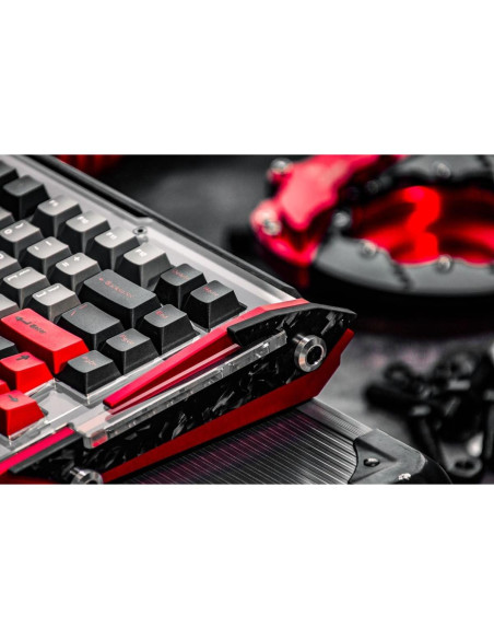 Teclado Gaming Mecánico Black Diamond RT 75% Sombra Carmesí