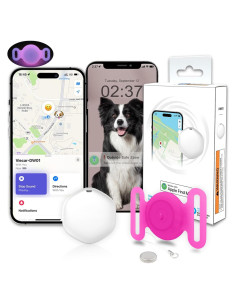 Rastreador GPS para Perros y Gatos Bingolar Rosa IPX8