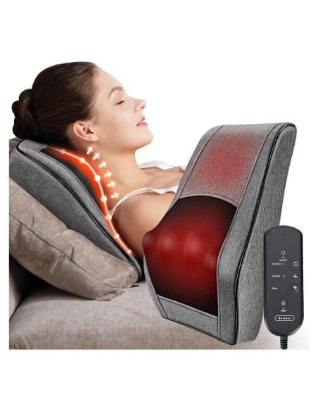 Masajeador de Espalda y Cuello Boriwat R7 con Calor 3D