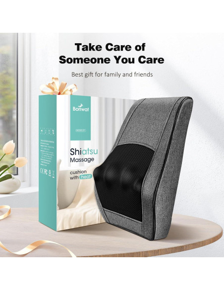 Masajeador de Espalda y Cuello Boriwat R7 con Calor 3D