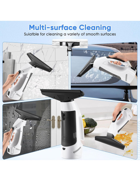 Aspiradora de Ventana Inalámbrica JQCSR KS-5531d 200ml