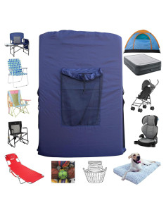 Bolsa de Silla de Playa MYSUPOT Grande Azul Marino 91x61cm