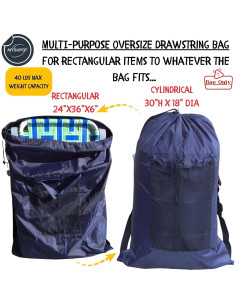 Bolsa de Silla de Playa MYSUPOT Grande Azul Marino 91x61cm 2