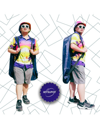 Bolsa de Silla de Playa MYSUPOT Grande Azul Marino 91x61cm