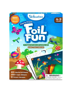 Skillmatics Foil Fun - Insectos y Mariposas, Kit Creativo
