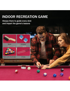 Mesa de Billar Portátil RAYKEEP 54" (137 cm) Plegable con Accesorios 2