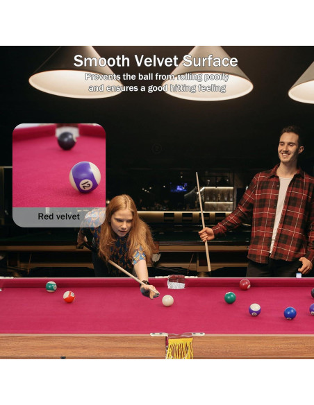 Mesa de Billar Portátil RAYKEEP 54" (137 cm) Plegable con Accesorios