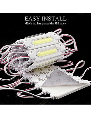 100 Módulos LED 12V IP65 Luz para Inflables y Carteles