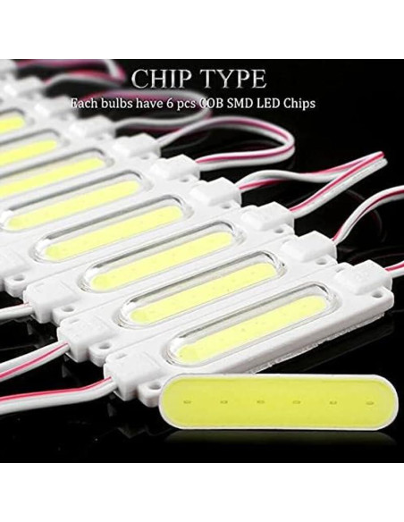 100 Módulos LED 12V IP65 Luz para Inflables y Carteles