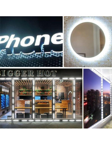 100 Módulos LED 12V IP65 Luz para Inflables y Carteles