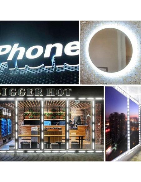 100 Módulos LED 12V IP65 Luz para Inflables y Carteles