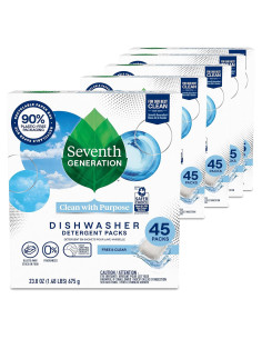 Detergente para Lavavajillas Seventh Generation 45 Paquetes