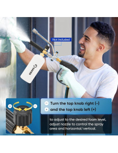 Cañón de Espuma Saker con 5 Boquillas para Lavadora de Presión 2