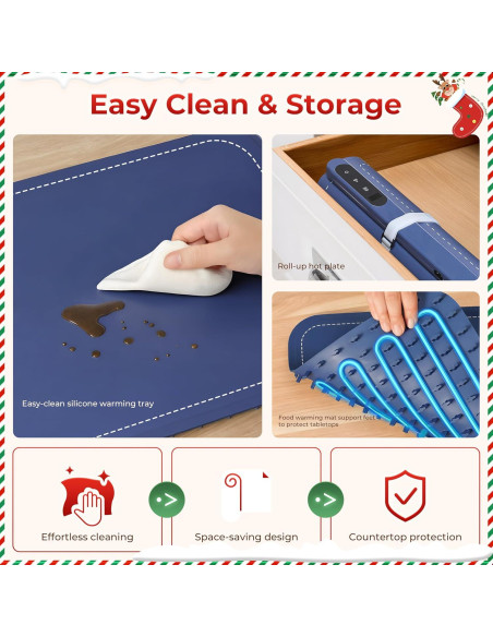 Alfombrilla Calentadora Plegable XUPAINC Blue-S 300W 38.86x35.66cm