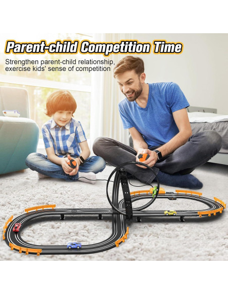 Set de Pista de Carreras Eléctrica Mccreadee 5.61m 4 Coches