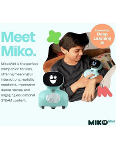 Miko Mini Robot AI Azul para Niños 4-10 Años con 30 Días Gratis 2