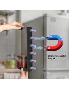 Soporte Magnético para Toallas de Papel DELITON Negro 28.7x10.9 cm 2