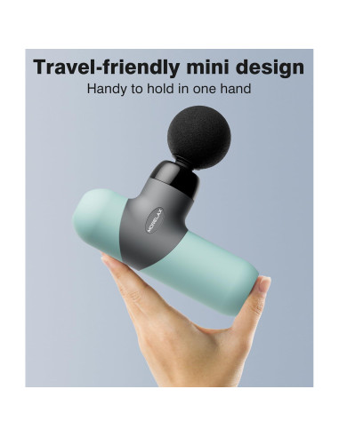 Pistola de Masaje Muscular Morelax M893BL Portátil 6 Cabezas