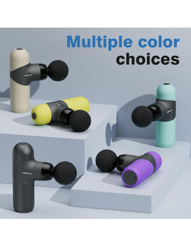 Pistola de Masaje Muscular Morelax M893BL Portátil 6 Cabezas