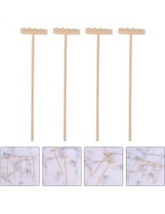 Mini Rastrillo Zen Jardín Sewroro 14x3.5cm Accesorios 2