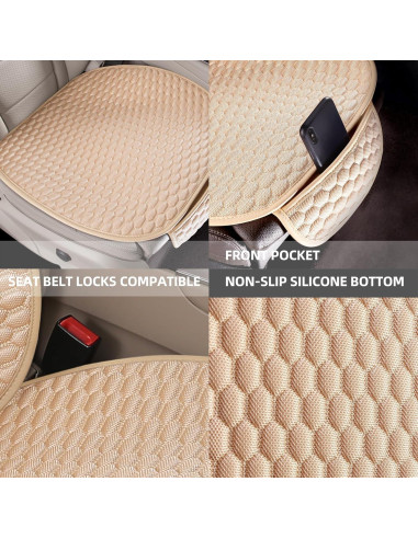 Funda de Asiento Delantero CAPITAUTO Beige Universal Transpirable