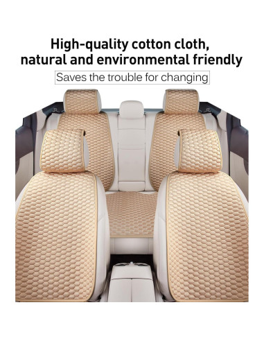 Funda de Asiento Delantero CAPITAUTO Beige Universal Transpirable