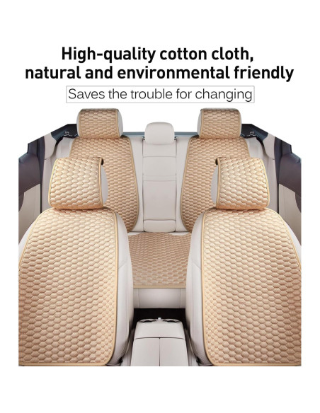 Funda de Asiento Delantero CAPITAUTO Beige Universal Transpirable