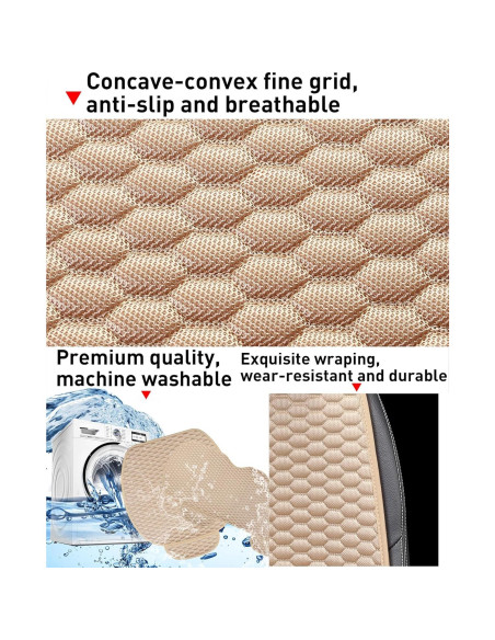 Funda de Asiento Delantero CAPITAUTO Beige Universal Transpirable
