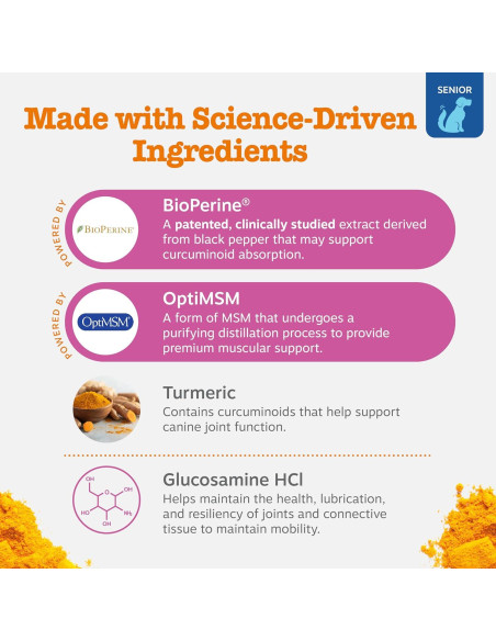 Zesty Paws Suplemento Articular para Perros - 90 Masticables de Pollo