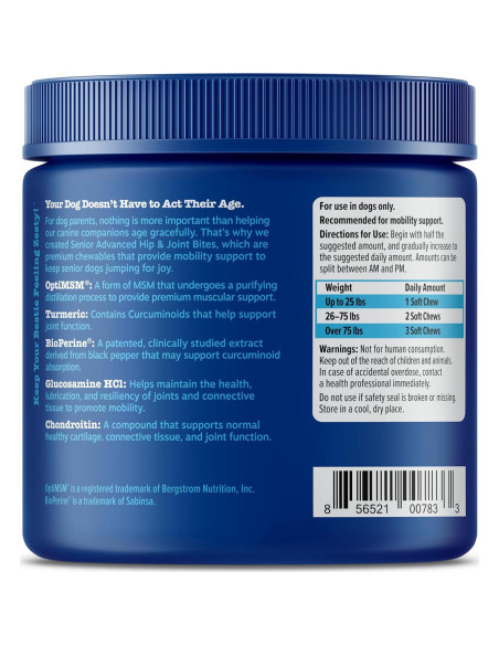 Zesty Paws Suplemento Articular para Perros - 90 Masticables de Pollo