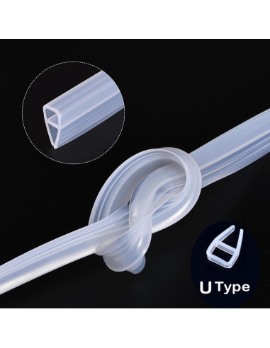 Sello de baño en forma de U Gump's grocery 3m transparente