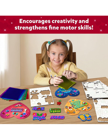 Skillmatics Foil Fun - Kit Corazones de Amistad Creativo