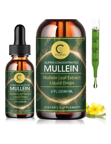 Gotas de Mullein GPGP GreenPeople 59.15 ml - Suplemento Natural