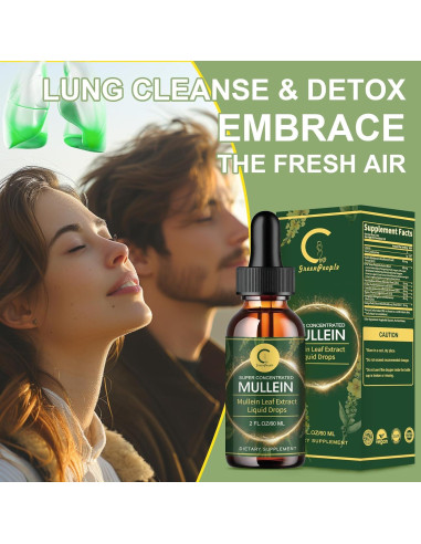 Gotas de Mullein GPGP GreenPeople 59.15 ml - Suplemento Natural