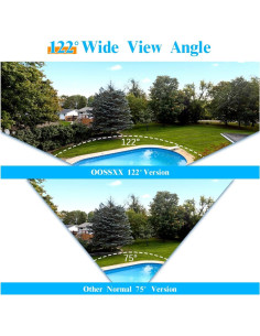 Sistema de Cámara de Seguridad OOSSXX 5MP Full HD con Monitor 10" 2