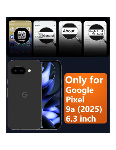 Funda FNTCASE para Google Pixel 9a - Antigolpes y Mate Negra