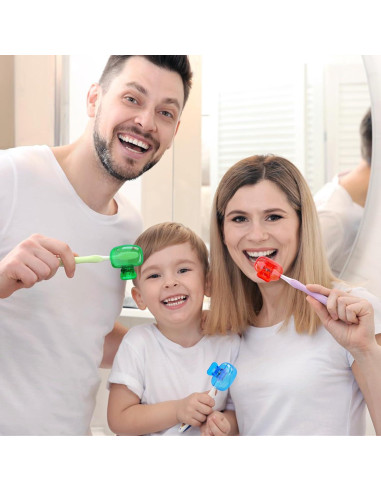 6 Cubiertas de Cepillo de Dientes Atiloy con Clip y Drenaje
