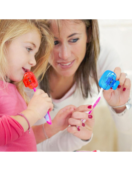 6 Cubiertas de Cepillo de Dientes Atiloy con Clip y Drenaje